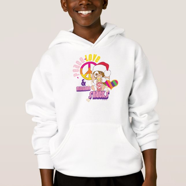 Gizmo | Peace Love & Midnight Snacks Hoodie (Front)