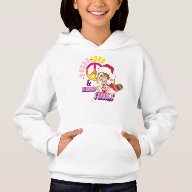 Gizmo | Peace Love & Midnight Snacks Hoodie (Front)
