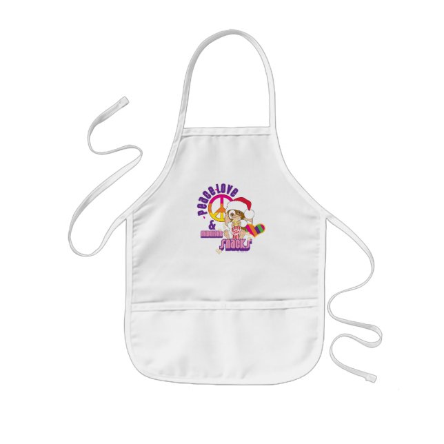 Gizmo | Peace Love & Midnight Snacks Kids' Apron (Front)