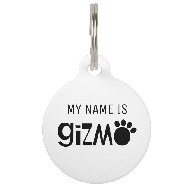 Gizmo Pet ID Tag (Front)
