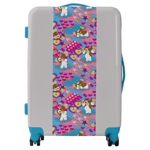 Gizmo  Pink Peace  Love Pattern Luggage