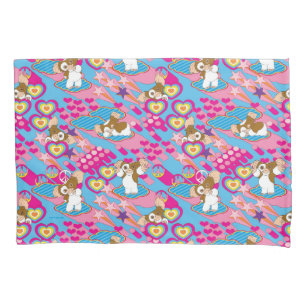 Gizmo Pink Peace & Love Pattern Pillow Case