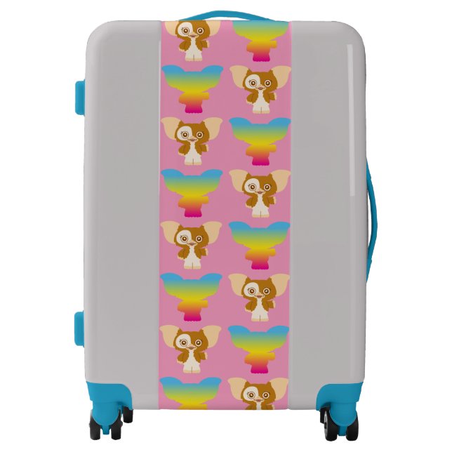 Gizmo | Rainbow Pattern Luggage (Front)