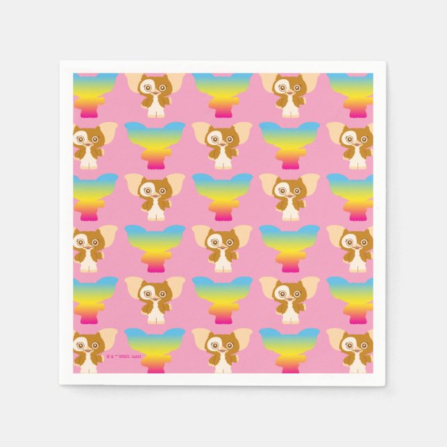 Gizmo | Rainbow Pattern Napkins (Front)