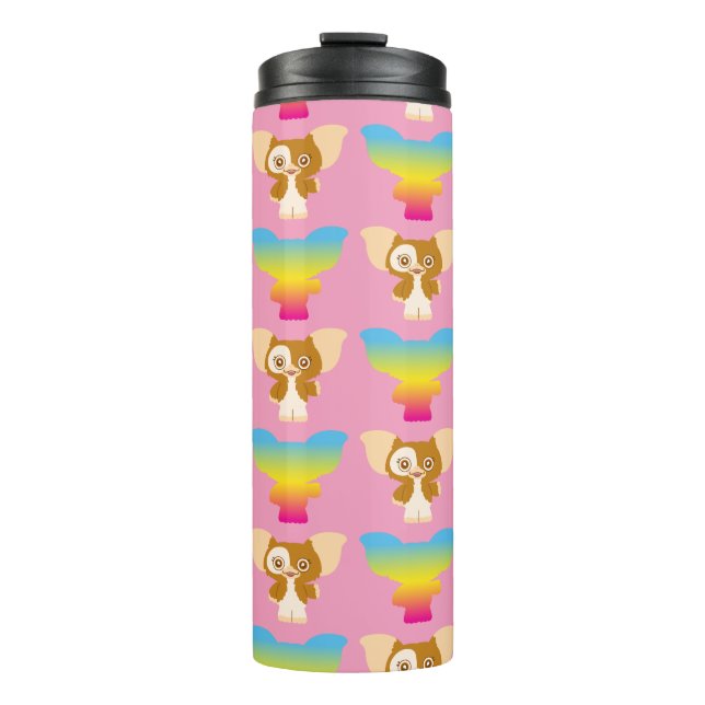 Gizmo | Rainbow Pattern Thermal Tumbler (Front)