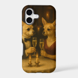 Gizmo’s Romantic Dinner – Champagne & Love iPhone 17 Case