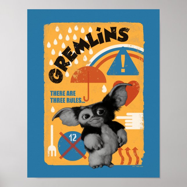 Gizmo | There Are Three Rules Poster (Front)