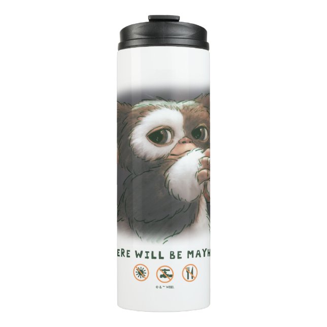 Gizmo There Will Be Mayhem Thermal Tumbler (Front)