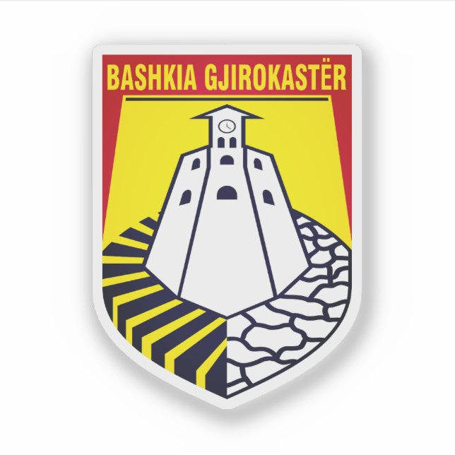 Gjirokastër  sticker (Front)