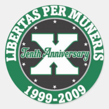 GKMMC Ten Year Anniversary sticker