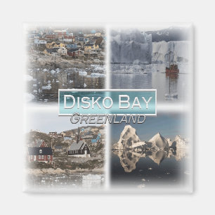 GL0013 America, Greenland, Disko Bay, fridge Magnet