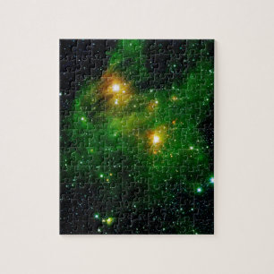 GL490 Green Gas Cloud Nebula - NASA Space Photo Jigsaw Puzzle