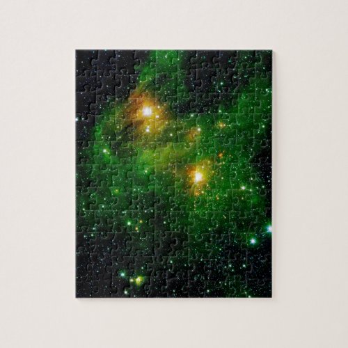GL490 Green Gas Cloud Nebula _ NASA Space Photo Jigsaw Puzzle