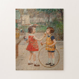 Glaces du Jour   Victor Gabriel Gilbert Jigsaw Puzzle
