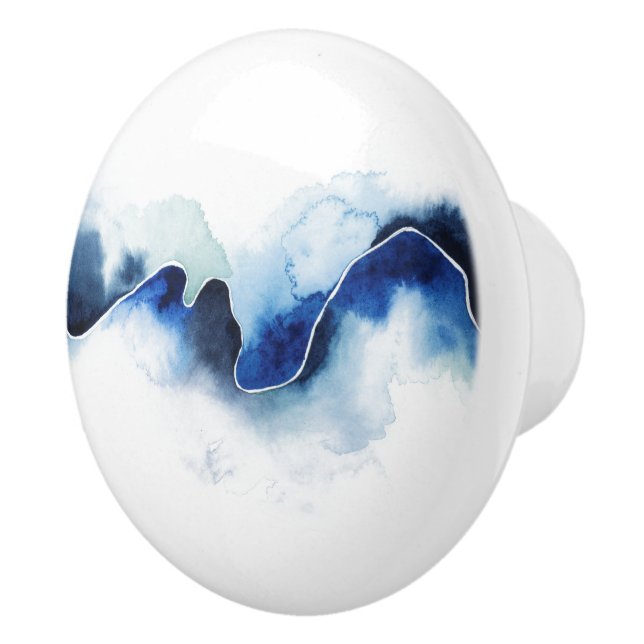 Glacial Break Ceramic Knob (Right)