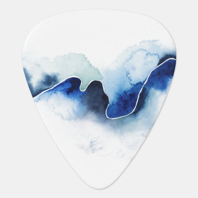 Glacial Break Guitar Pick (Front)
