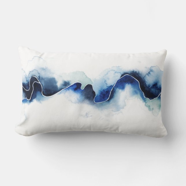 Glacial Break Lumbar Pillow (Front)