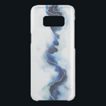Glacial Break Uncommon Samsung Galaxy S8 Case<br><div class="desc">Glacial Break III by Grace Popp. Thick,  vibrant blue line done in deep blue tones against a constrasting white background.</div>