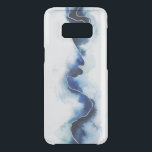 Glacial Break Uncommon Samsung Galaxy S8 Case<br><div class="desc">Glacial Break III by Grace Popp. Thick,  vibrant blue line done in deep blue tones against a constrasting white background.</div>