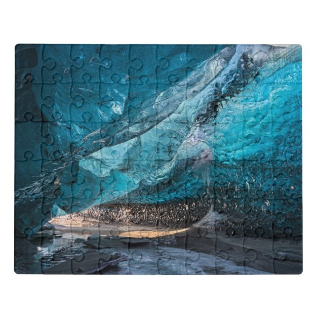 Glacial Cave | Vatnajoekull National Park, Iceland Jigsaw Puzzle (Puzzle Horizontal)