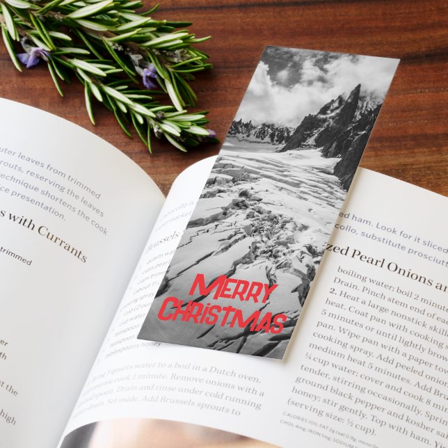 Glacial Crevasse Mont Blanc, France Bookmarks (Book)