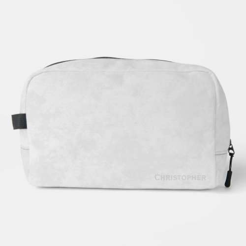 Glacial Grey Grunge Dopp Kit