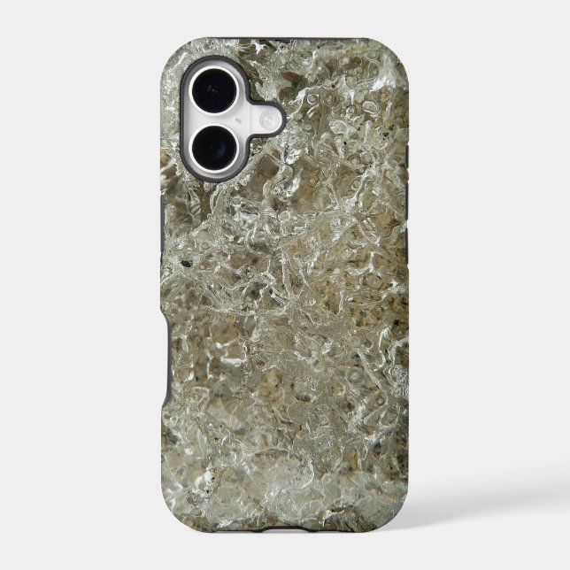 Glacial Ice Abstract Nature Texture Case-Mate iPhone Case (Back)