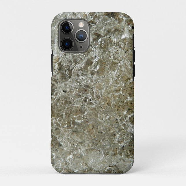 Glacial Ice Abstract Nature Texture Case-Mate iPhone Case (Back)