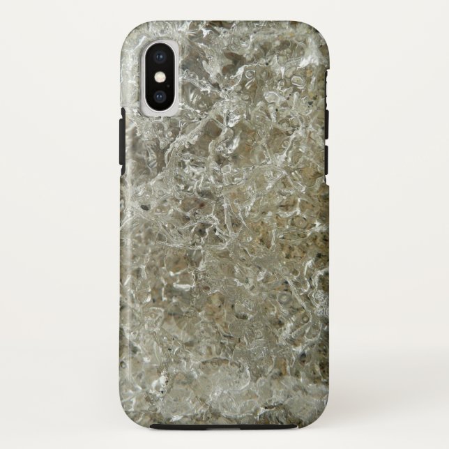 Glacial Ice Abstract Nature Texture Case-Mate iPhone Case (Back)