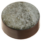 Glacial Ice Abstract Nature Texture Chocolate Covered Oreo (Angled)