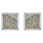 Glacial Ice Abstract Nature Texture Cufflinks