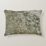 Glacial Ice Abstract Nature Texture Decorative Pillow