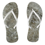 Glacial Ice Abstract Nature Texture Flip Flops