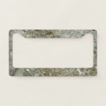 Glacial Ice Abstract Nature Texture License Plate Frame