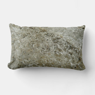 Glacial Ice Abstract Nature Texture Lumbar Pillow