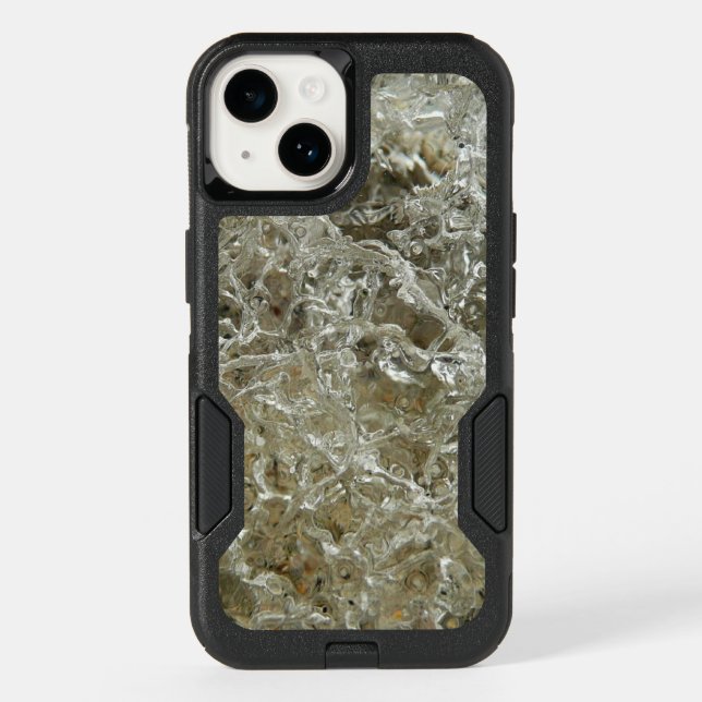 Glacial Ice Abstract Nature Texture Otterbox iPhone Case (Back)
