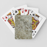 Glacial Ice Abstract Nature Texture Playing Cards