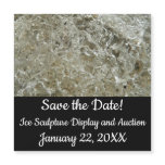 Glacial Ice Abstract Nature Texture Save the Date