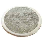 Glacial Ice Abstract Nature Texture Sugar Cookie (Angled)