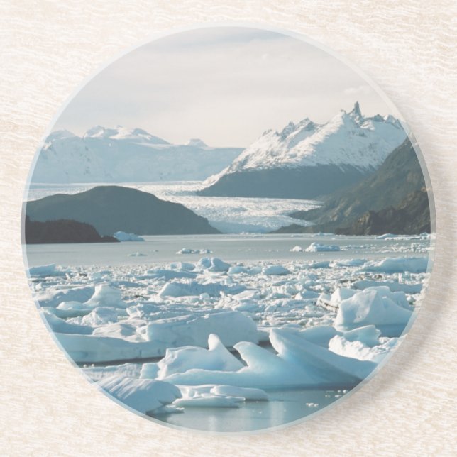 Glacial Icebergs Coaster (Front)