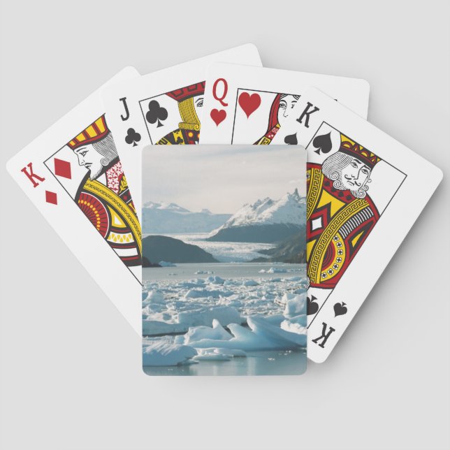 Glacial Icebergs Poker Cards (Back)