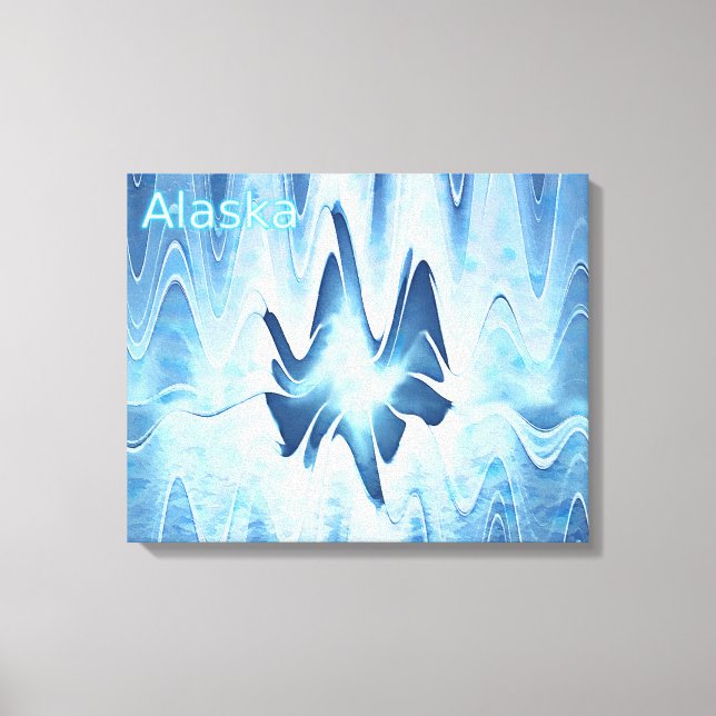 Glacial Lake - Alaska Canvas Print (Front)