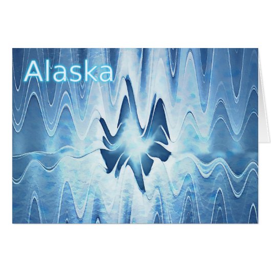 Glacial Lake - Alaska Cards (Front Horizontal)