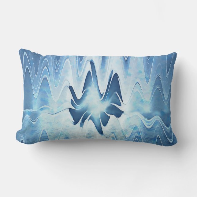 Glacial Lake - Alaska Lumbar Pillow (Front)