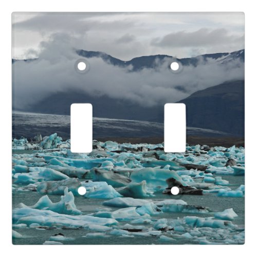 Glacial lake Jokulsarlon _ Iceland Light Switch Cover
