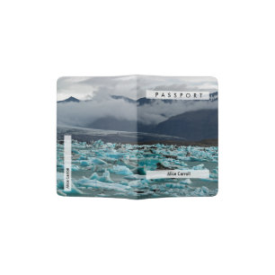 Glacial lake Jokulsarlon - Iceland Passport Holder