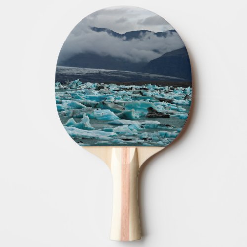 Glacial lake Jokulsarlon _ Iceland Ping Pong Paddle