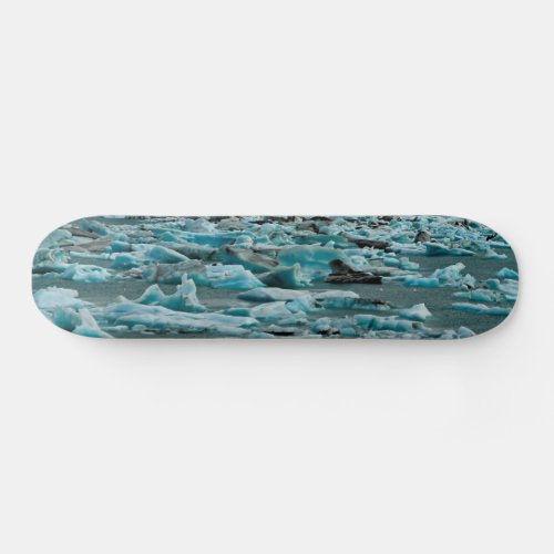 Glacial lake Jokulsarlon _ Iceland Skateboard