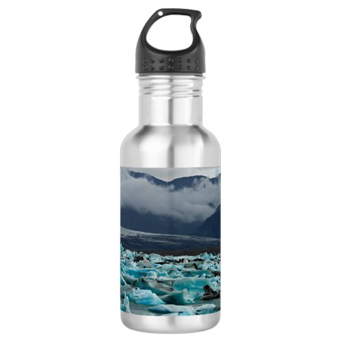 Glacial lake Jokulsarlon _ Iceland Stainless Steel Water Bottle