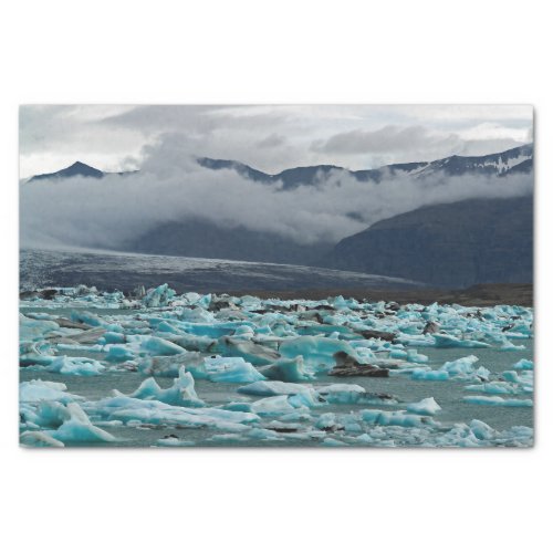 Glacial lake Jokulsarlon _ Iceland Tissue Paper